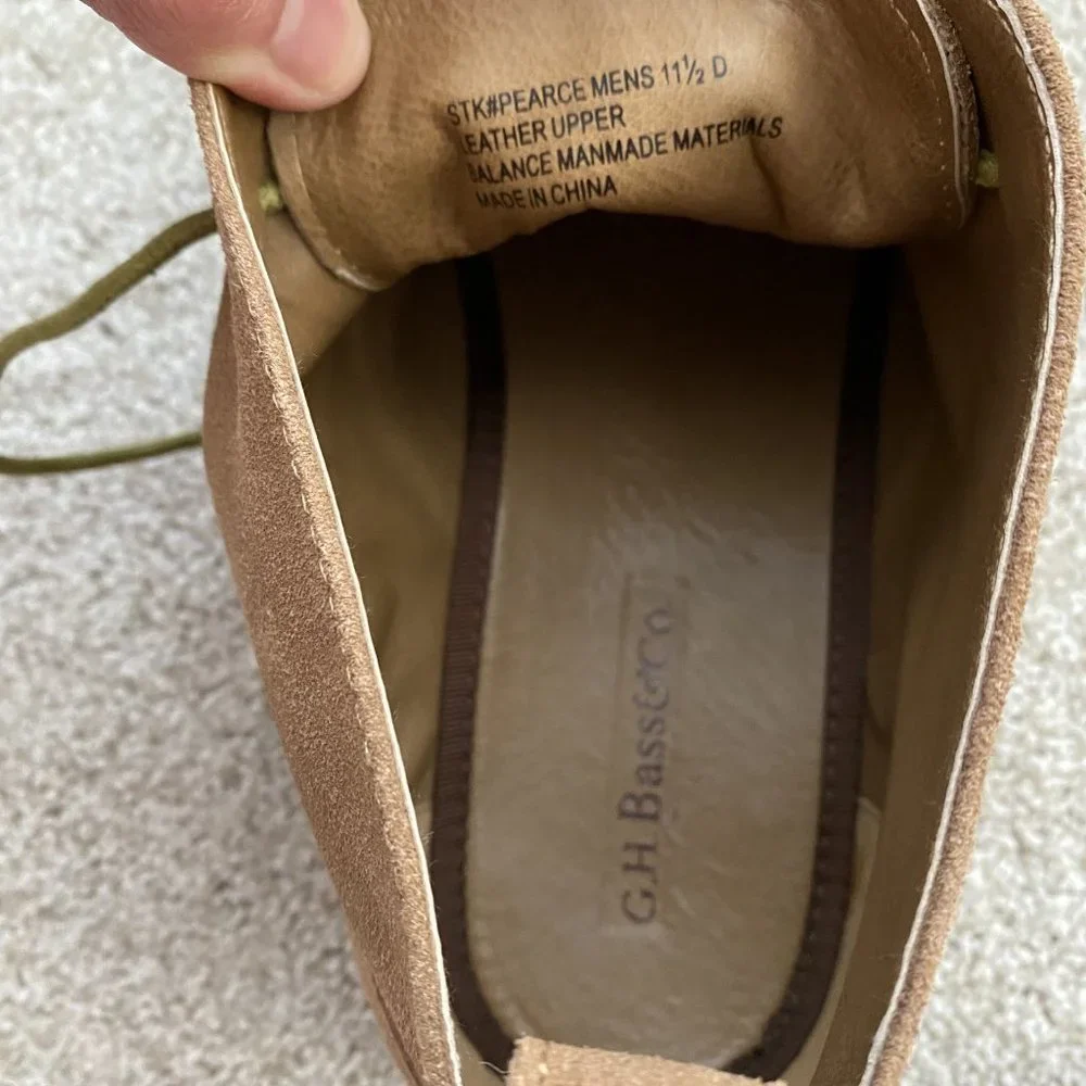 Bass Men's Suede Chukka Boots size 11.5 - Picture 4 of 7